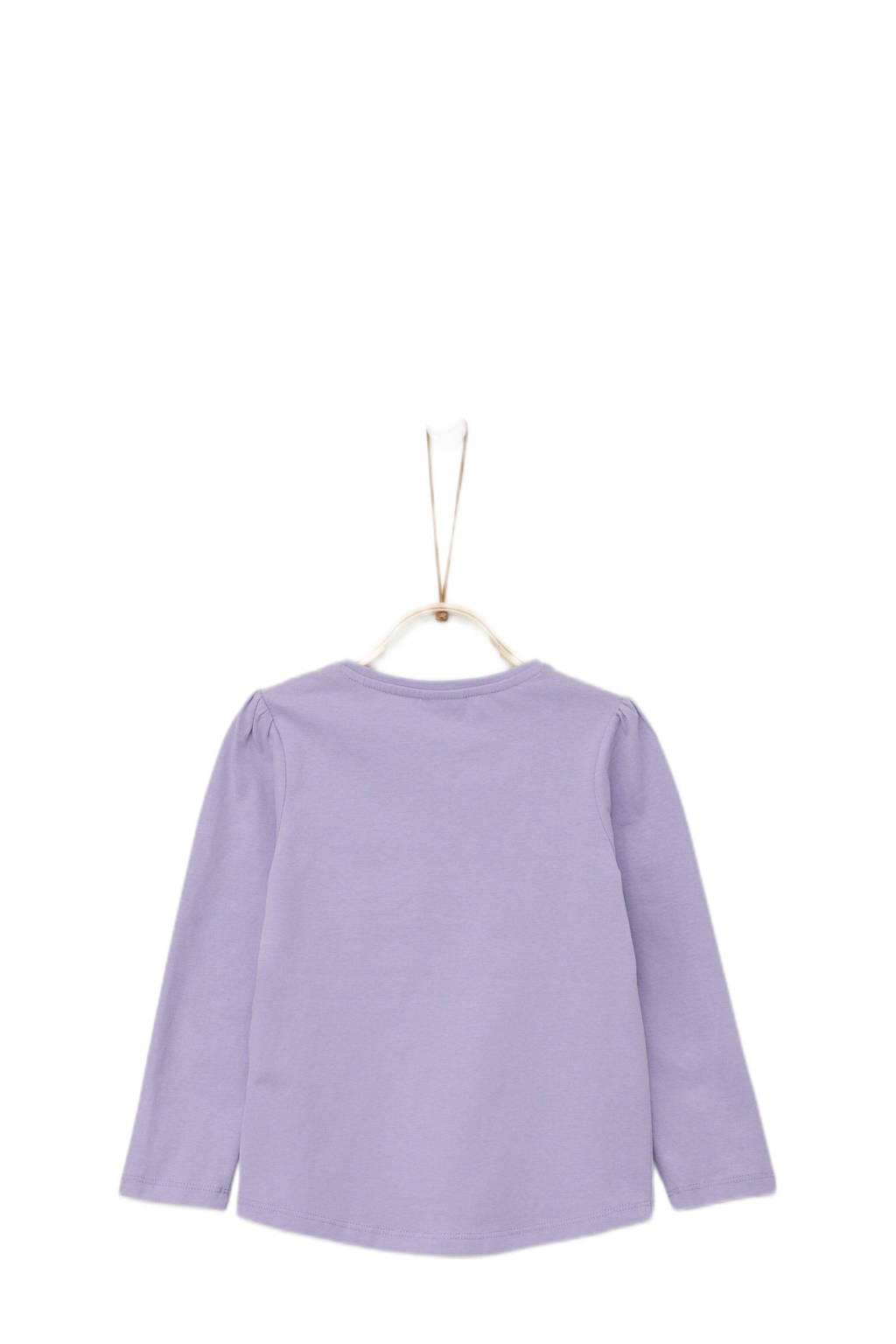 s.Oliver longsleeve met printopdruk lila