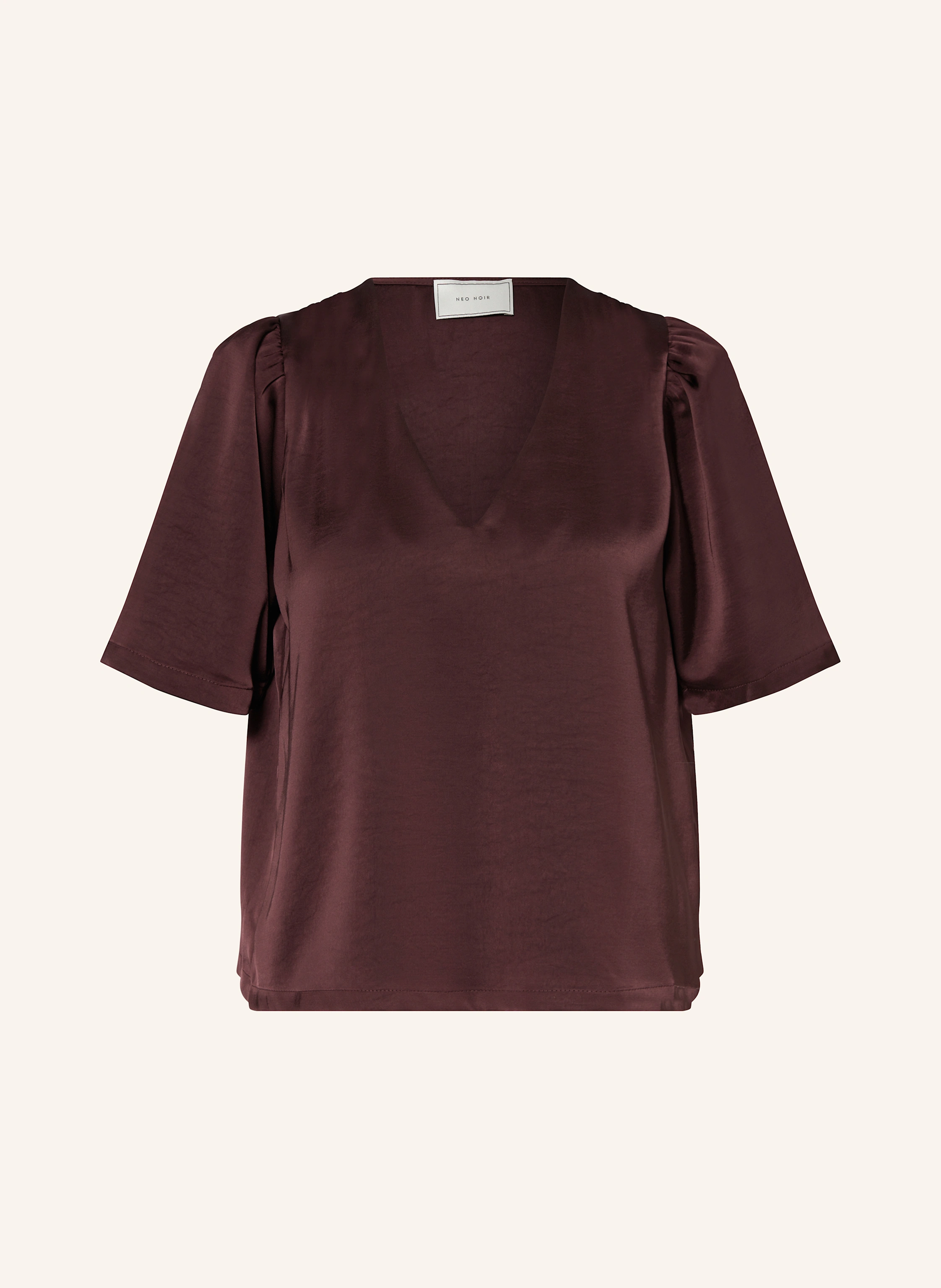 NEO NOIR Blusenshirt LARGO aus Satin