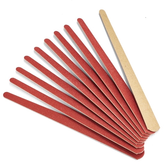 Lot de 10 limes à ongles emerisées