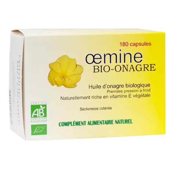 Oemine Bio-Onagre Bio 180 capsules