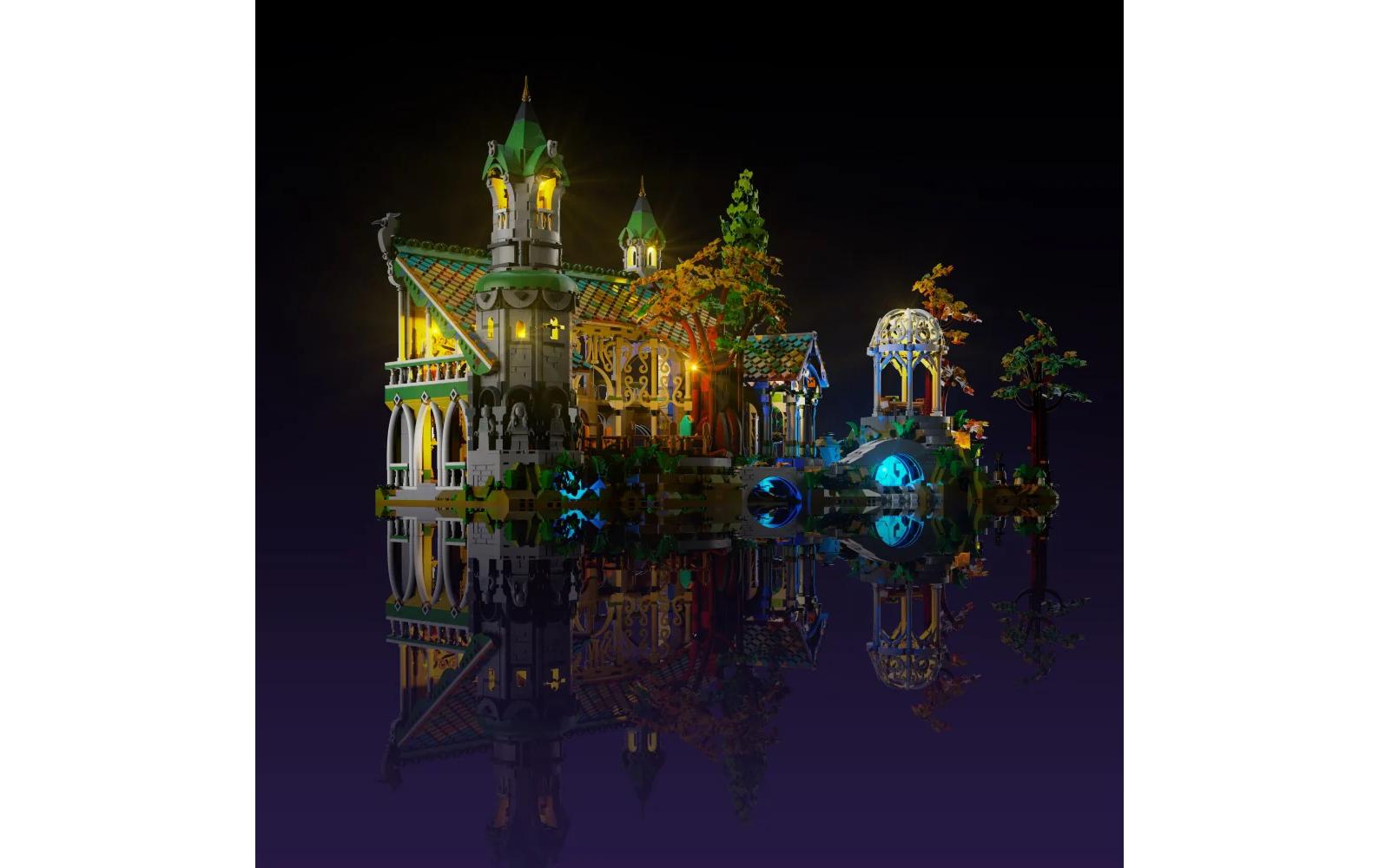 LED-Licht-Set für LEGO® Der Herr der Ringe Bruchtal 10316<br>Light-Kit