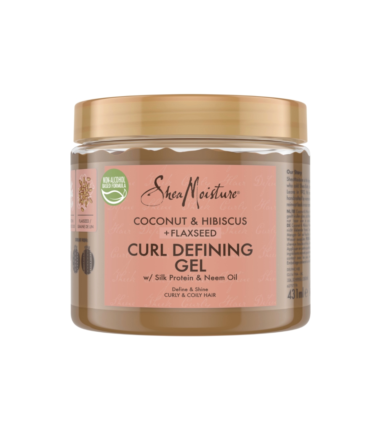 Shea Moisture - Fixing styling gel - Coco e Hibisco