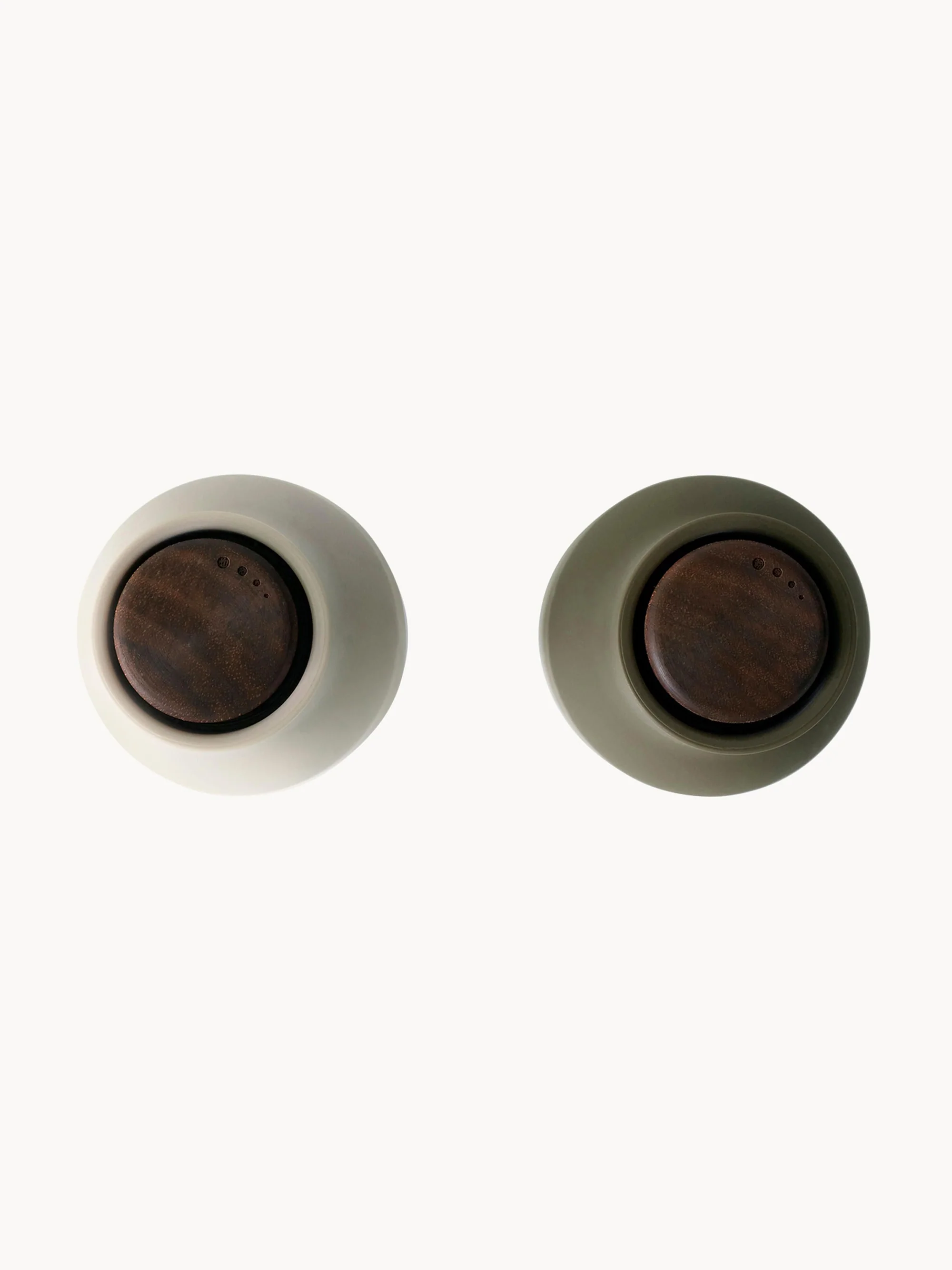 Zout- en pepermolen Bottle Grinder met walnootdeksel, 2-delig