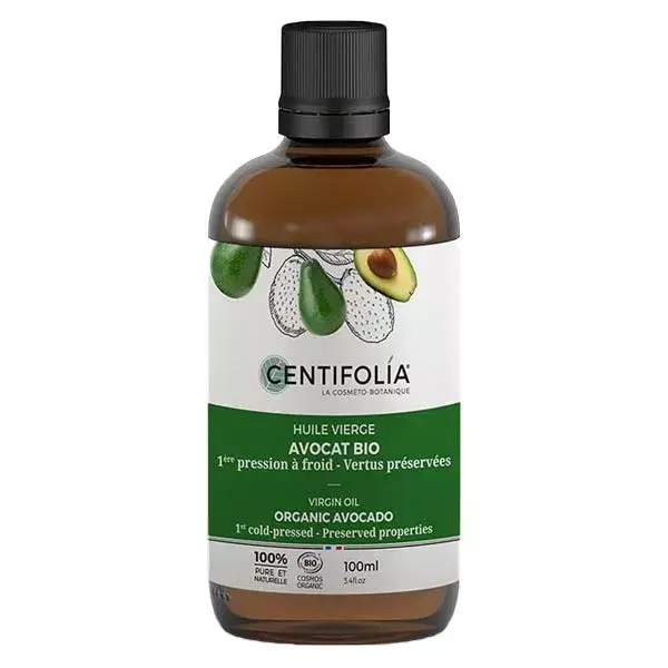 Óleo Vegetal Virgem Orgânico de Abacate Centifolia 100ml