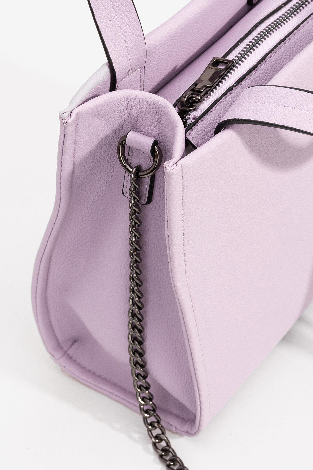 Bolsa urbana rosa contrastante