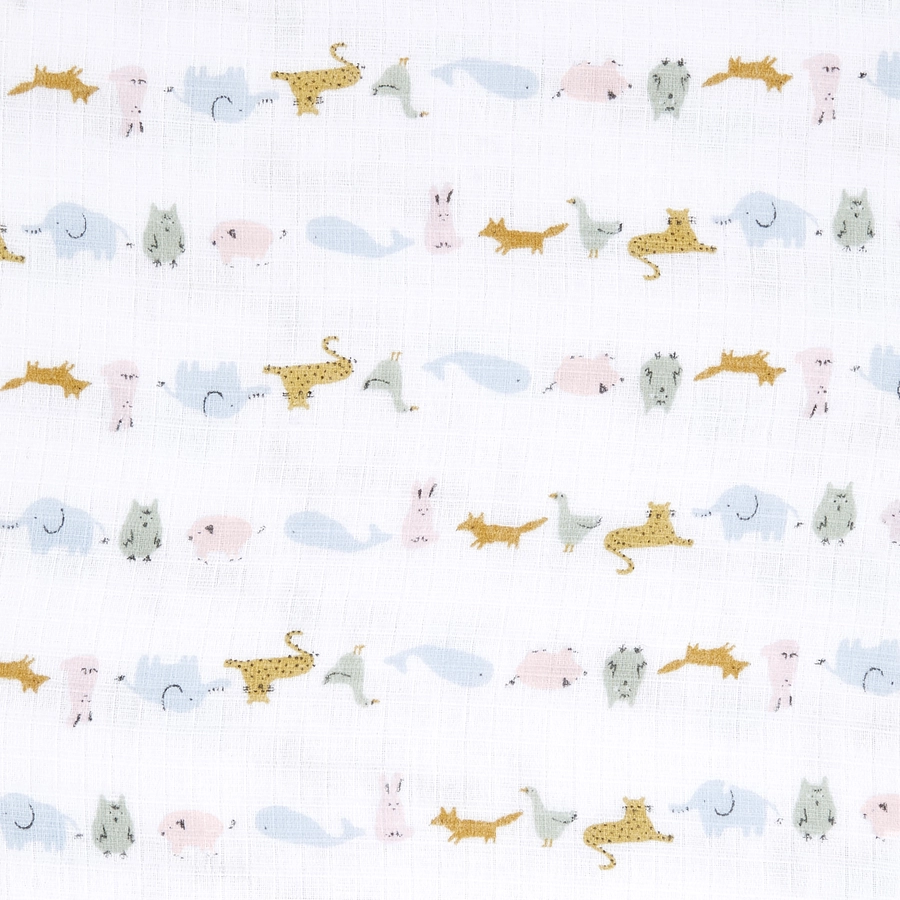 aden + anais™ essentials Pucktuch 4er-Pack alphabet animals