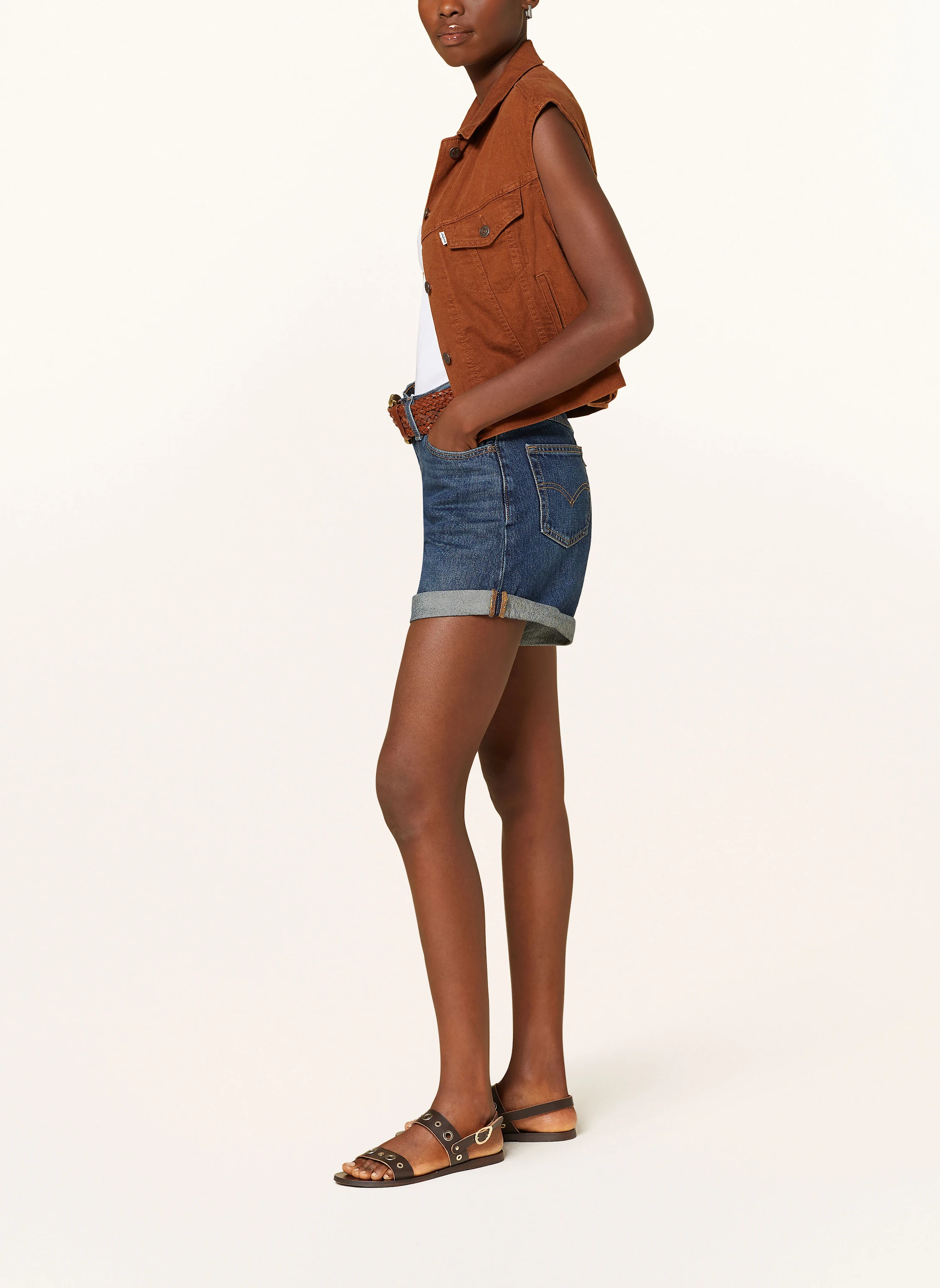 Levi's® Jeansshorts ROLLED 80S MOM