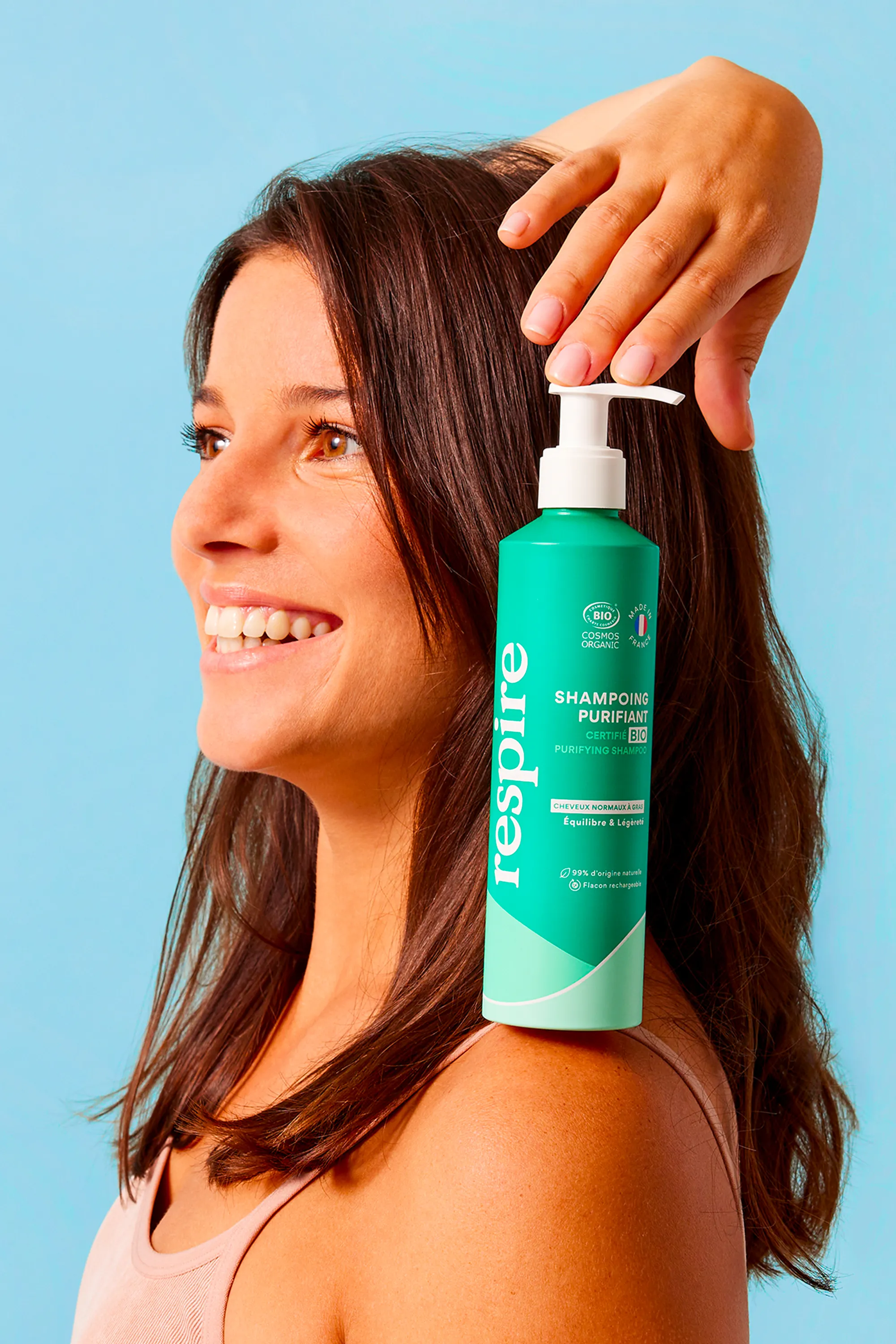 Respire Shampoing purifiant rechargeable-250 ml