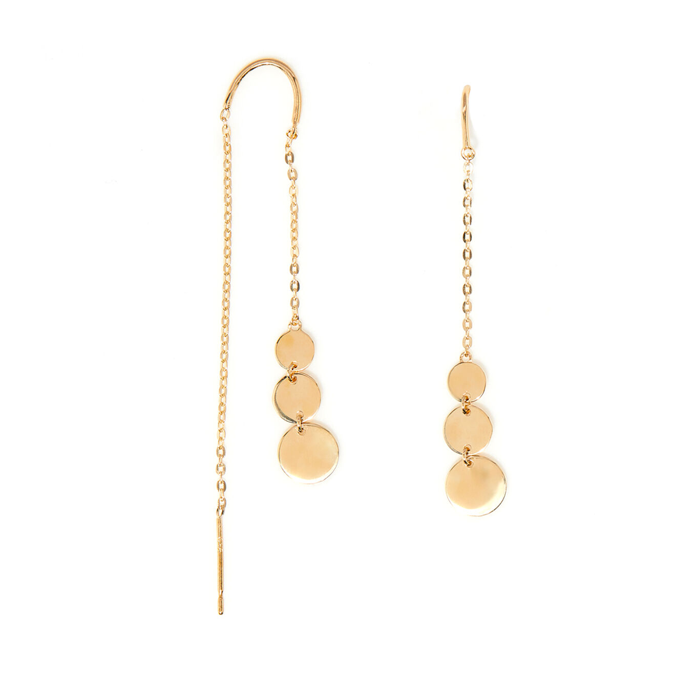 Instant d'Or Boucles d'oreilles Jolie Tombée or jaune