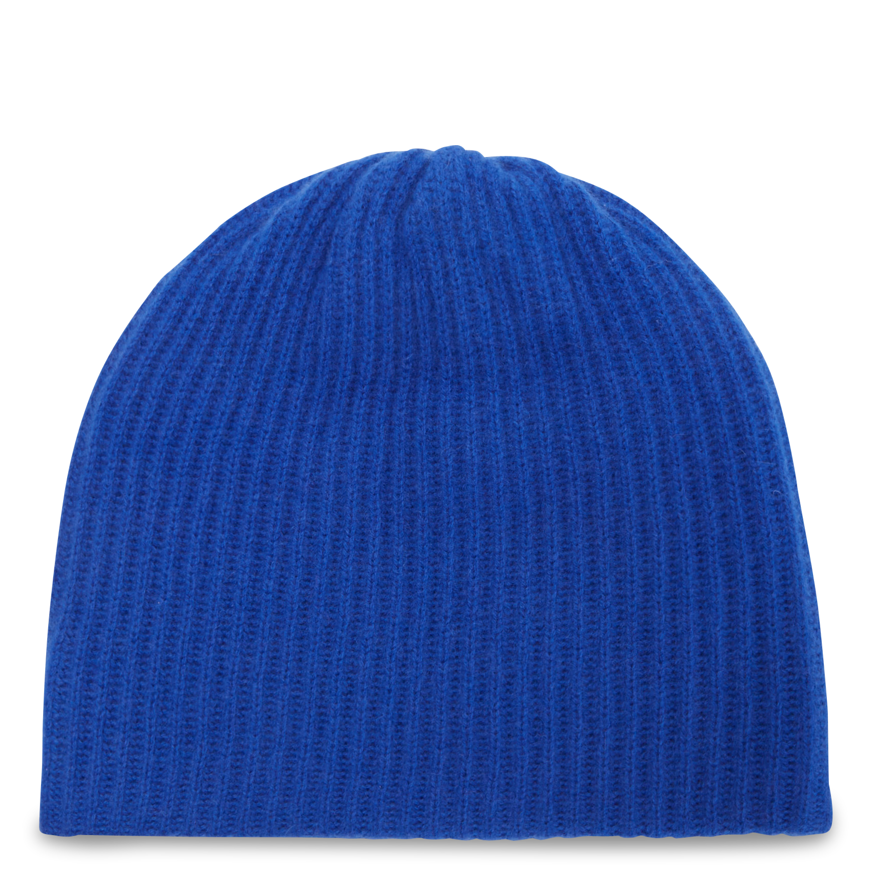BIBOU - Bonnet côtelé en cachemire| Bleu