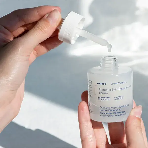 Sérum revitalizante de iogurte grego Korres concentrado em probióticos 30ml