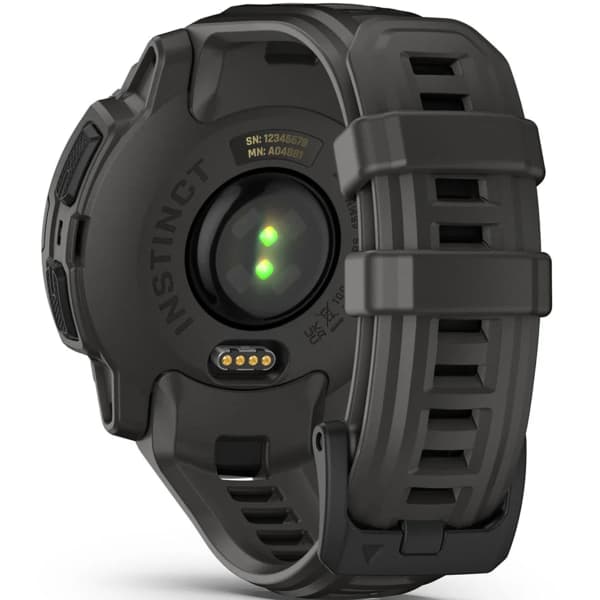 SFS195_Cardio et GPS GARMIN INSTINCT E 45 MM BLACK BEZEL W/ CHARCOAL BAND