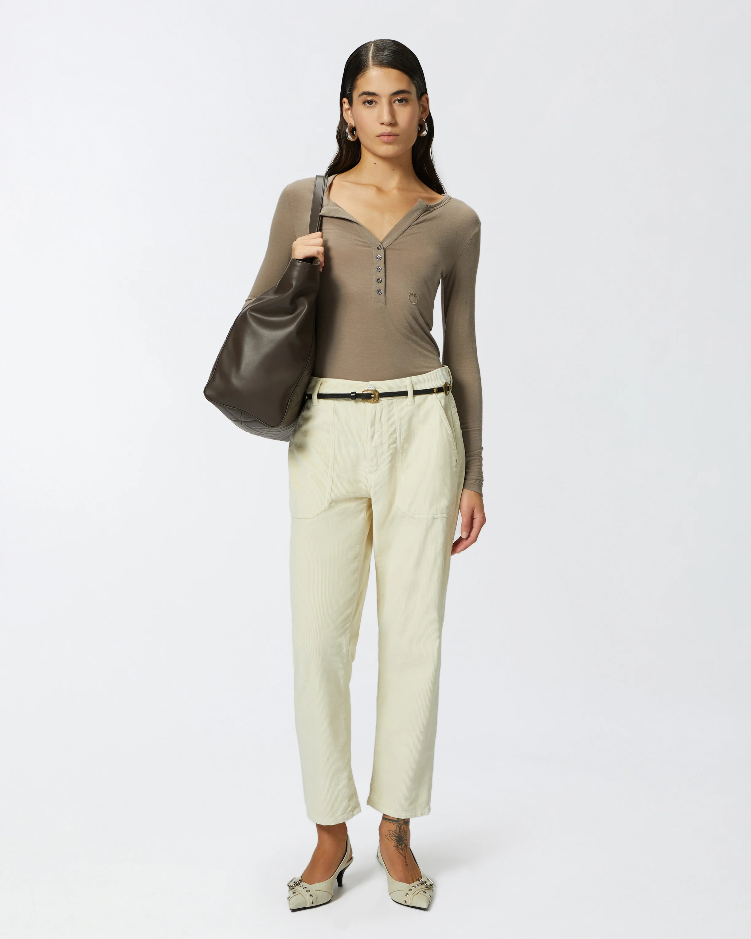 Pantalon chino | Blanc
