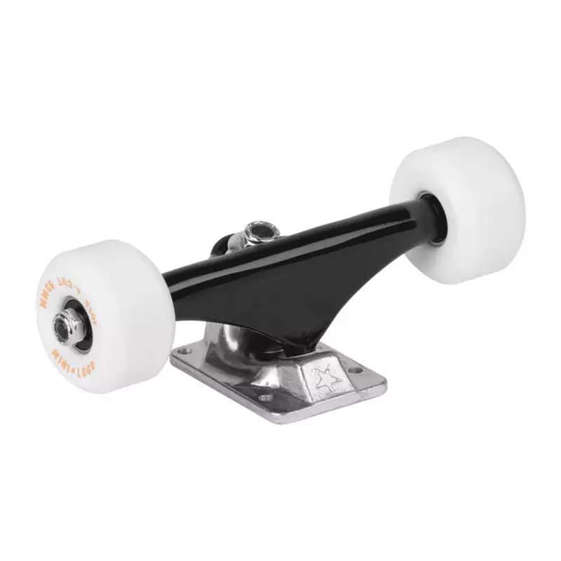 Trucks skate MINI LOGO (Jeu De 2) 7.63 Raw Noir