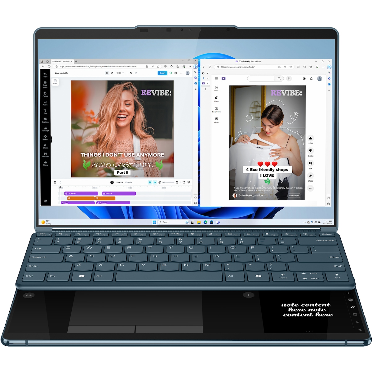 Lenovo Yoga Book 9 Ultra-7/32/1000 13.3