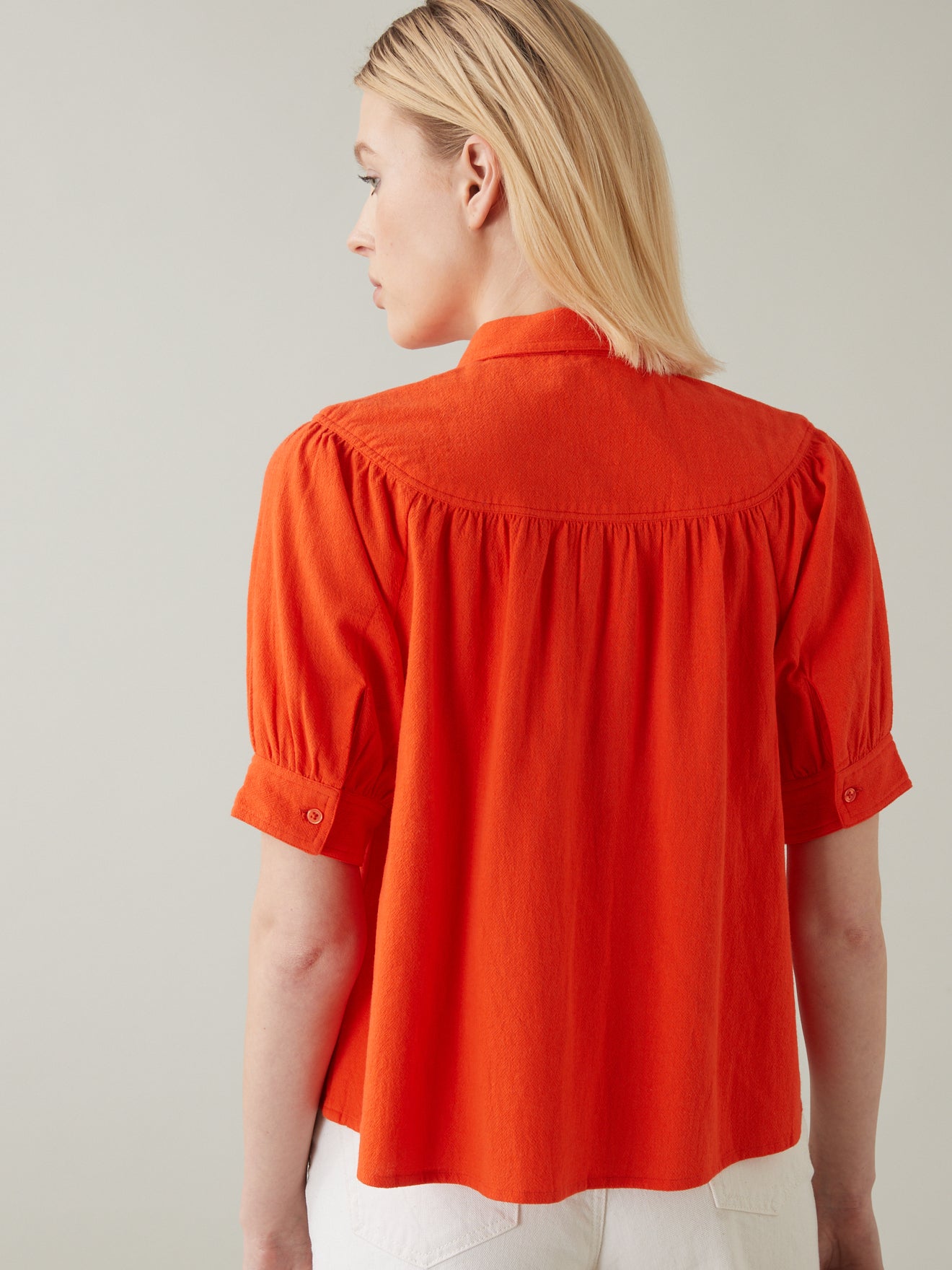 Chemise en crêpe de coton femme