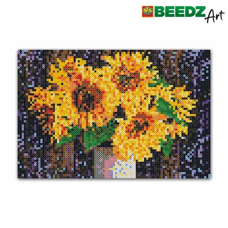 SES Creative Bügelperlen BEEDZ Art Sonnenblumen 7000er