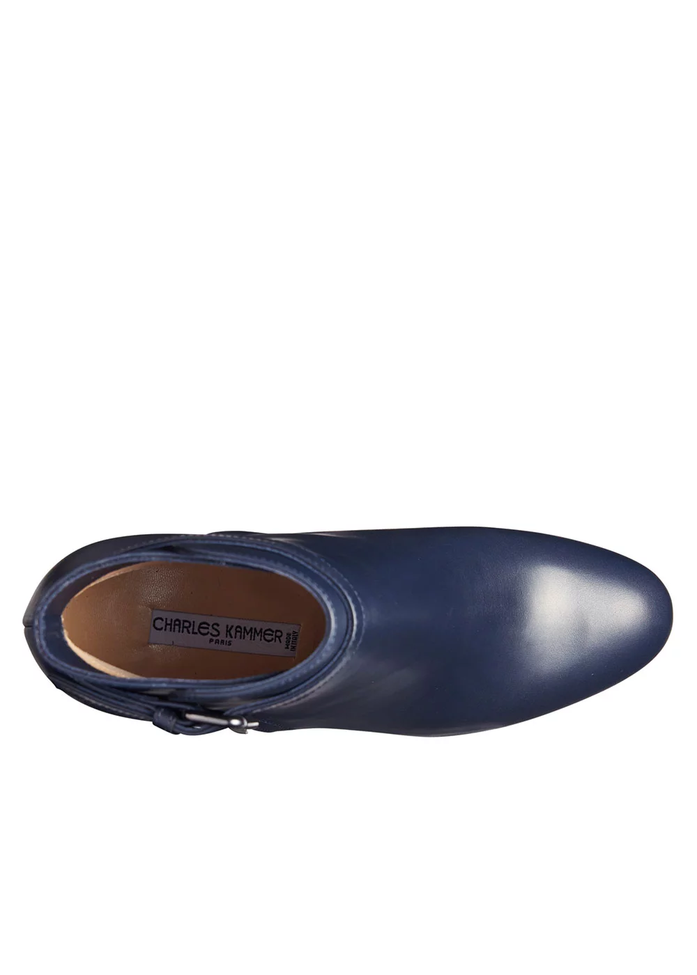 BOOTS CARDINET CUIR MARINE