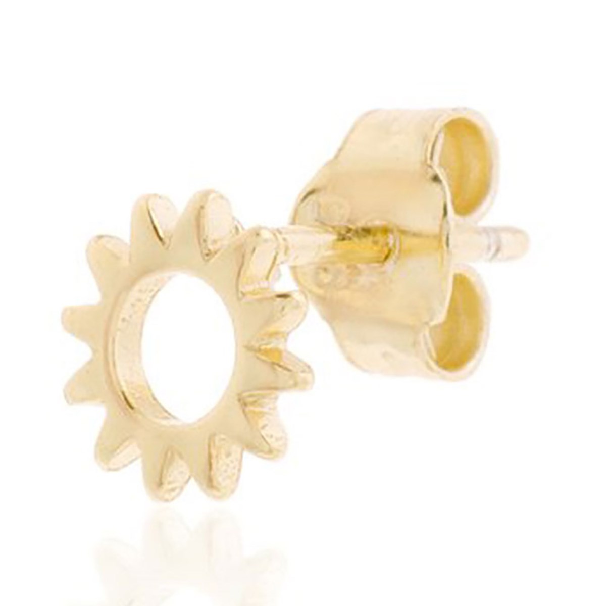 Boucle d'oreille Agatha Minisol aegent doré