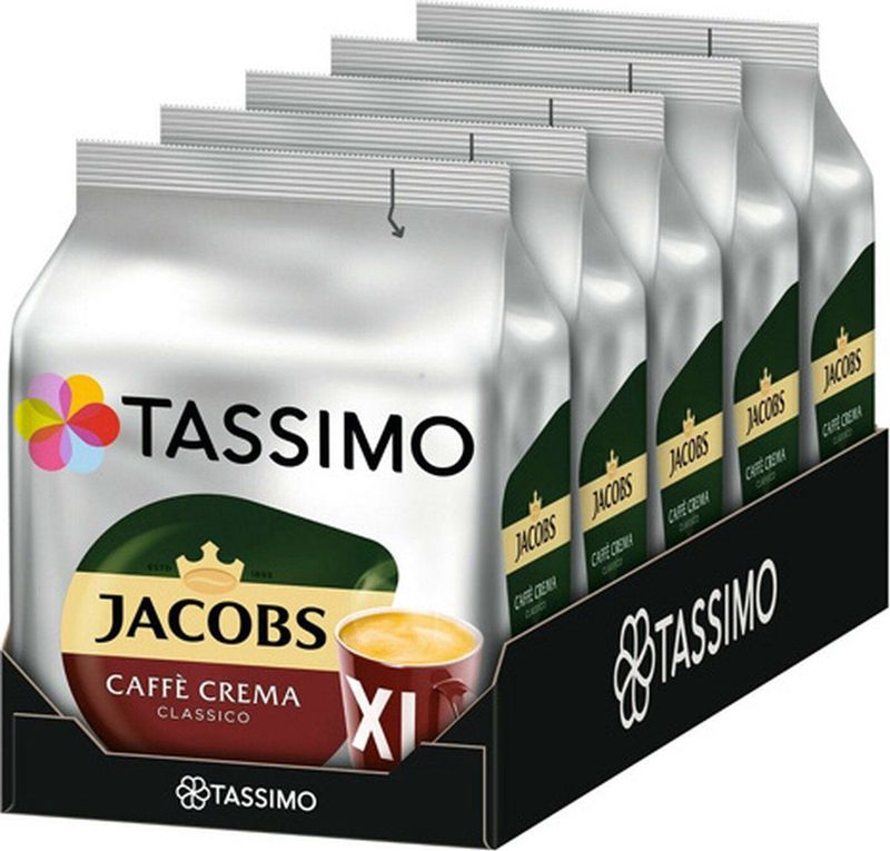 Jacobs Douwe Egberts - Tassimo Caffe Crema XL - Koffiecups - 5 Stuks