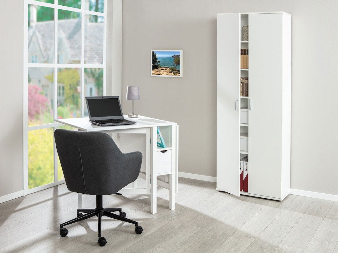 Mehrzweckschrank Pepe 70x189x34 cm Weiß