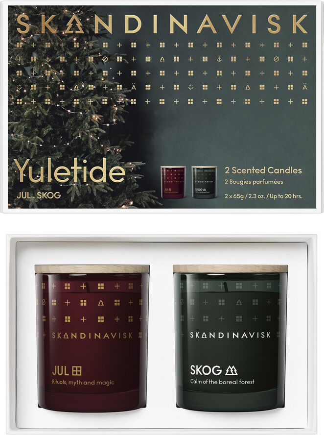 Skandinavisk Yuletide Scented Candle Giftset 65g x 2
