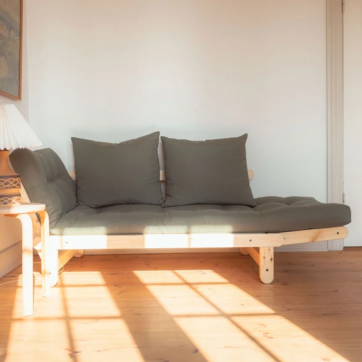 Karup Design - Beat Schlafsofa, Kiefer natur / linen