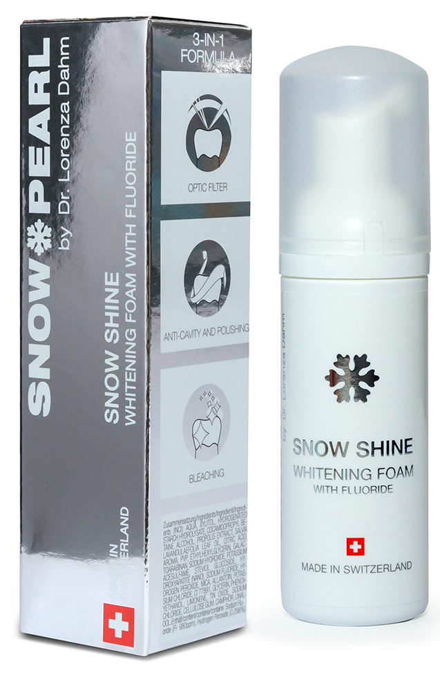 SNOW PEARL Whitening Foam SNOW SHINE Schaum mit Fluorid Disp 50 ml