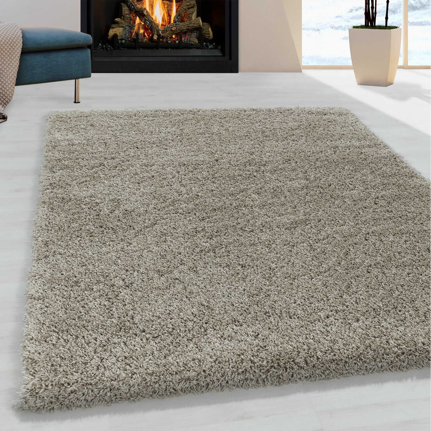 Wunderschöne Shaggy Hochflor Langflor 30mm Shaggy Teppich in Verschiedene Farben