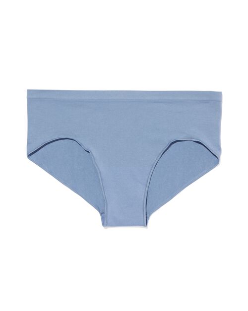 hipster femme sans coutures en micro bleu moyen