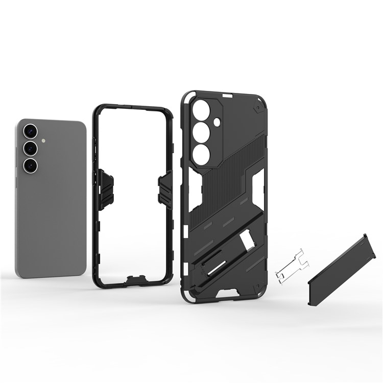 Samsung Galaxy S25  Plus Hybrid Hardcase Hülle   Kickstand Aufsteller - Schwarz