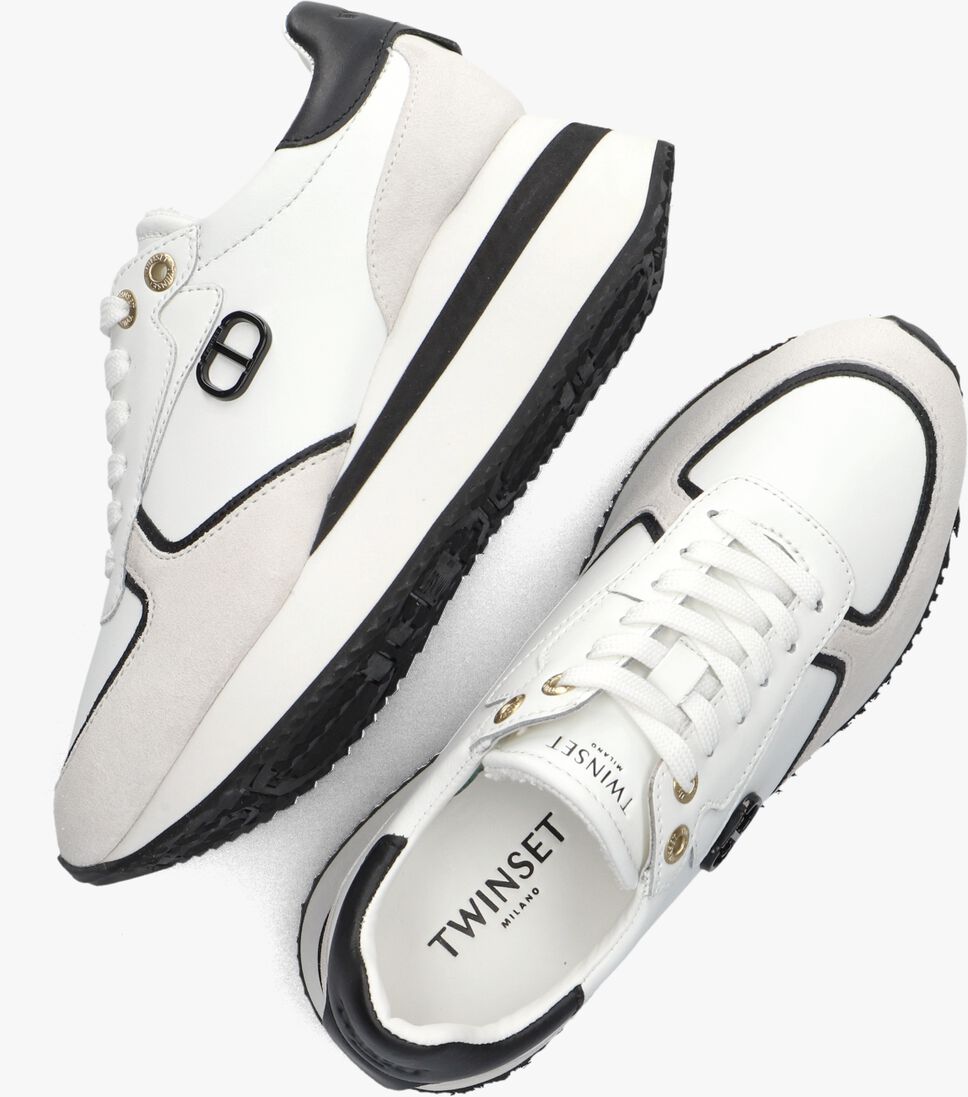 TWINSET MILANO witte twinset milano lage sneakers 241tcp080