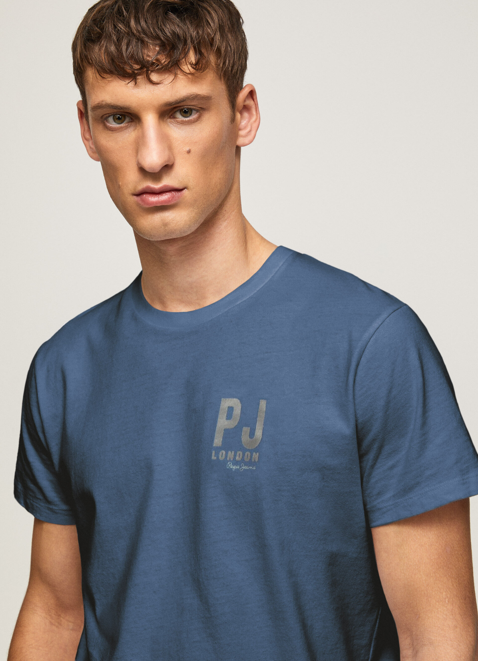 CAMISETA COM LOGOTIPO ESTAMPADO - jarman azul
