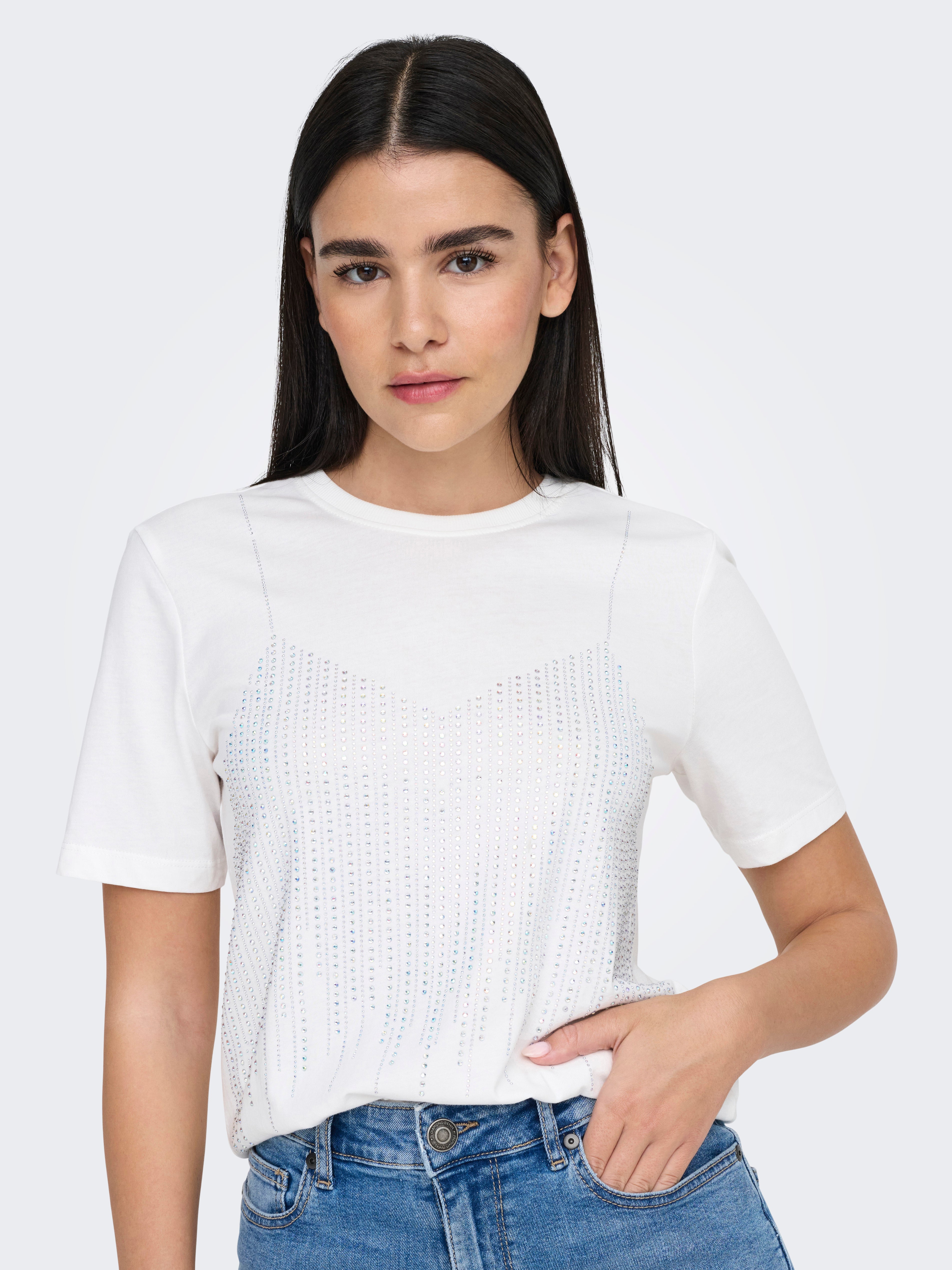 ONLBILLIE T-shirt Cloud Dancer