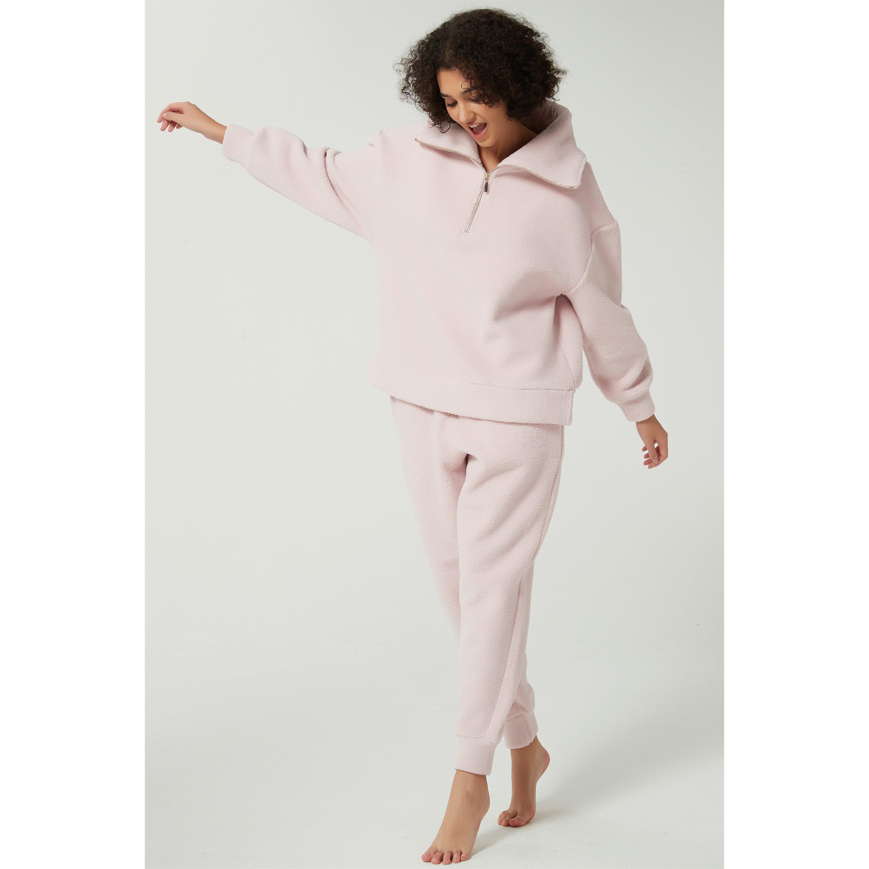 Linea Ladies Quarter Zip Lounge Set