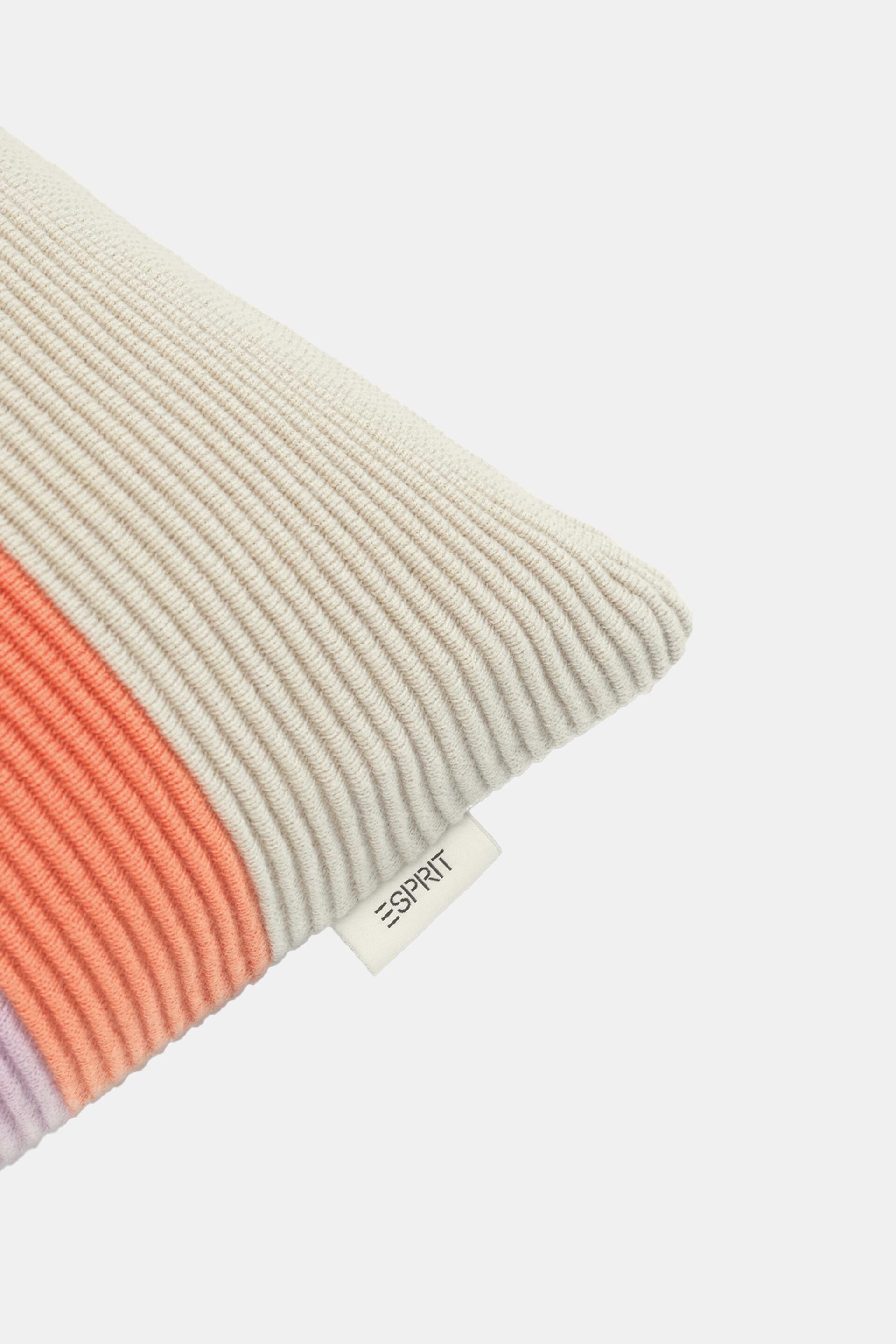 Housse de coussin à rayures
