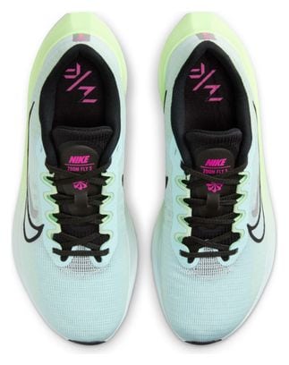Chaussures Running Nike Zoom Fly 5 Bleu Vert Femme