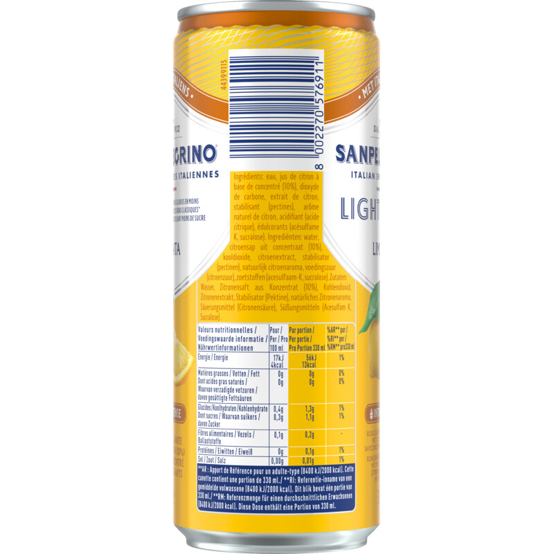 S. Pellegrino Limonata light
