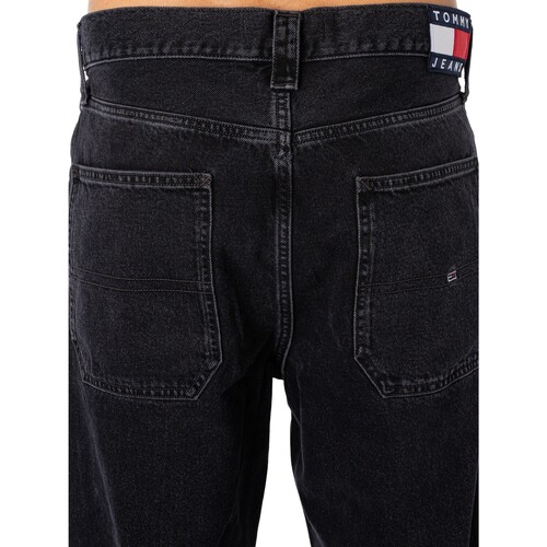 Tommy Jeans - Vaqueros Holgados Skater Negro