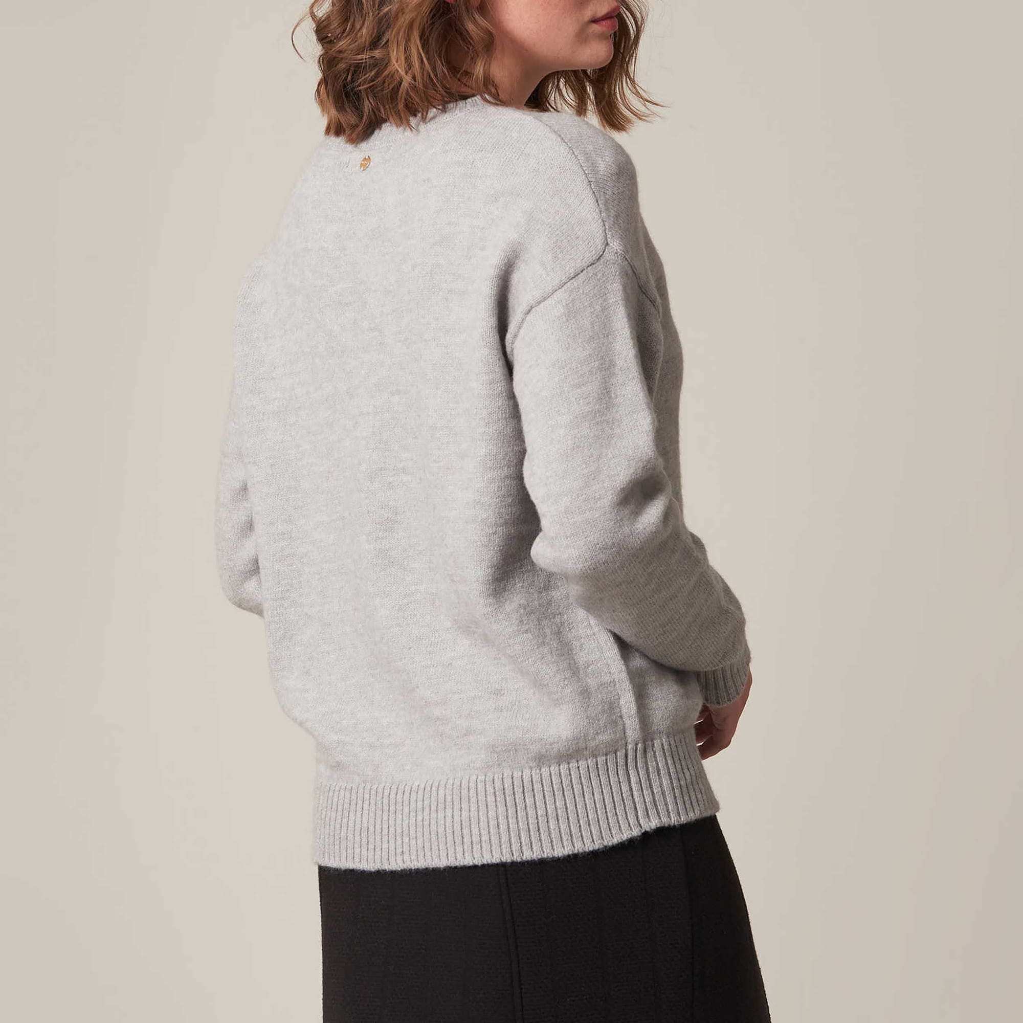 Pull Femme gris