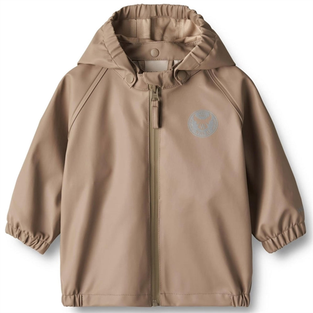 Regnjakke Charlie Beige Stone - Wheat → Luksusbaby.dk