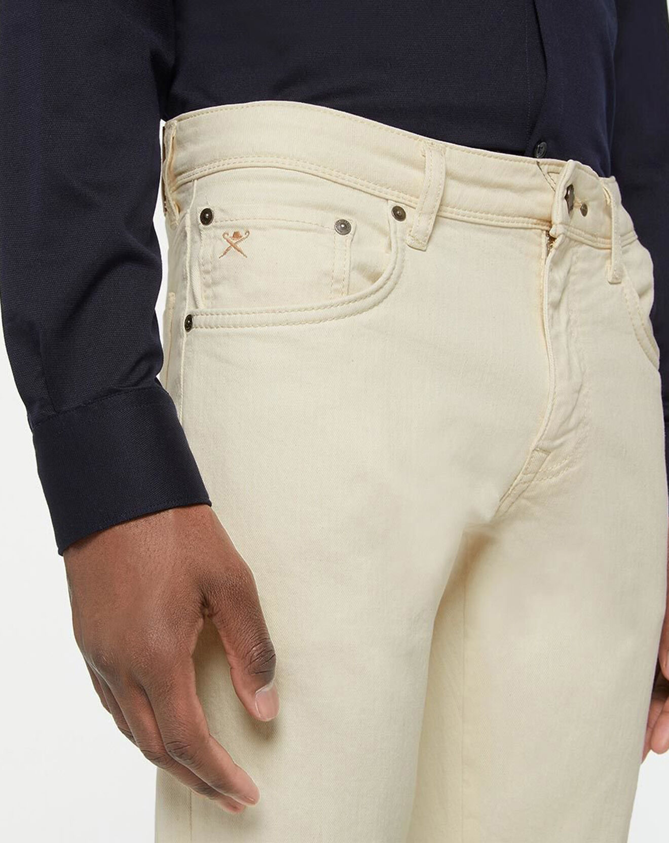 Hackett London Jean Slim Fit Uni écru