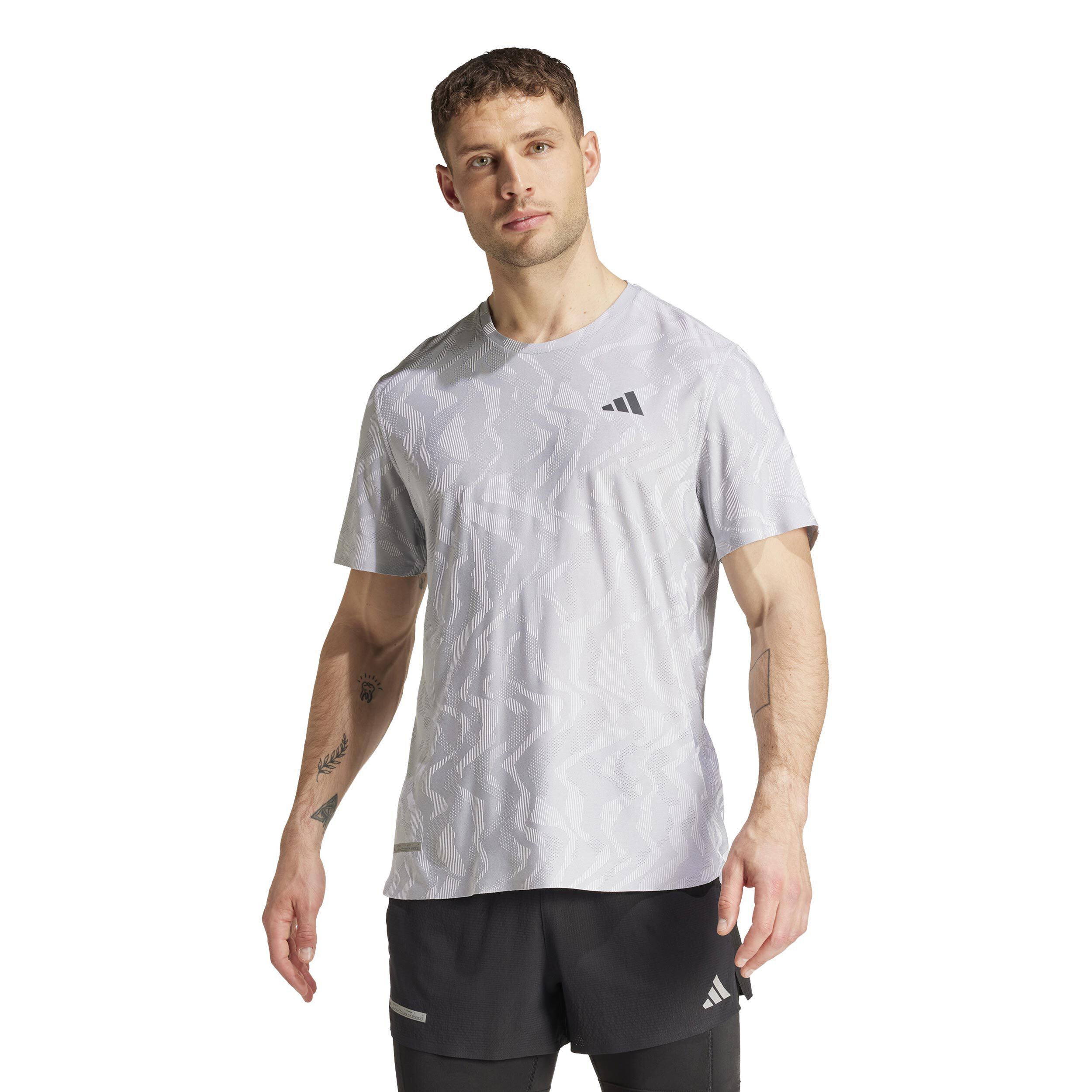 adidas Ultimate Engineered Maillot De Course Hommes - Argent