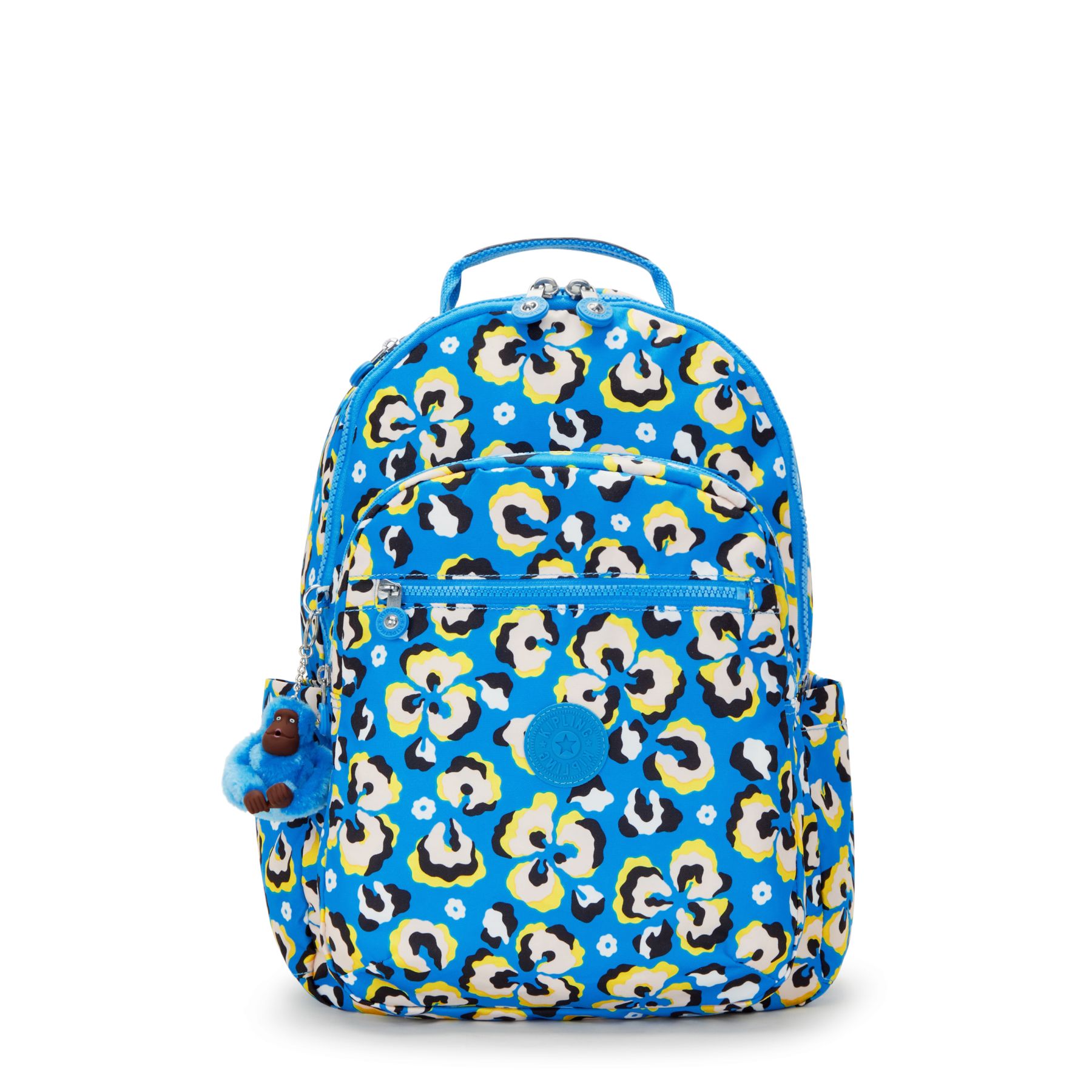 SEOUL Grand Sac à Dos Avec Protection Pour Ordinateur Portable - Leopard Floral