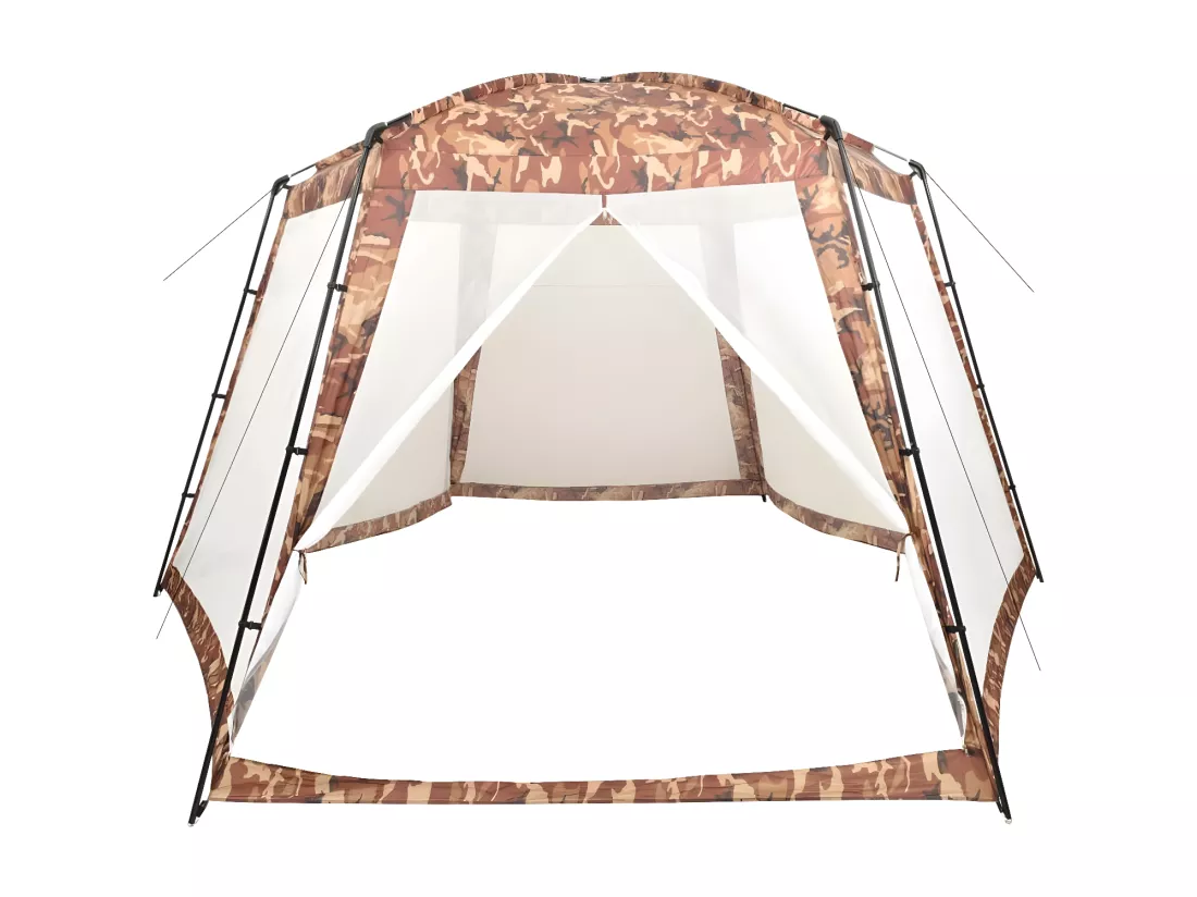 Prolenta Premium - Tente de piscine Tissu 500x433x250 cm Camouflage