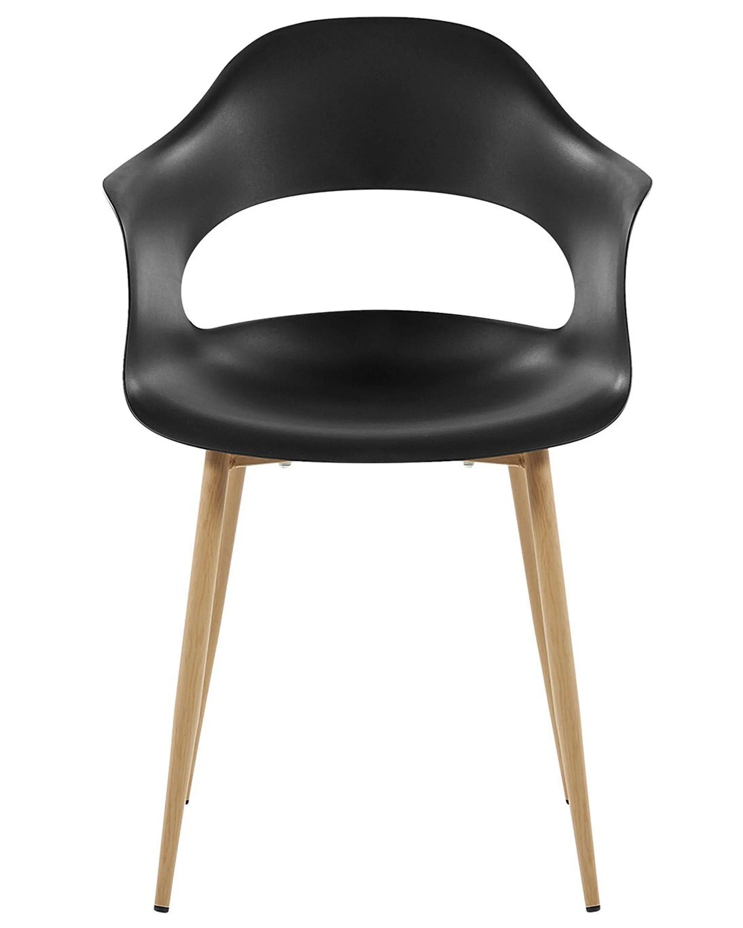 Set van 2 eetkamerstoelen UTICA Zwart