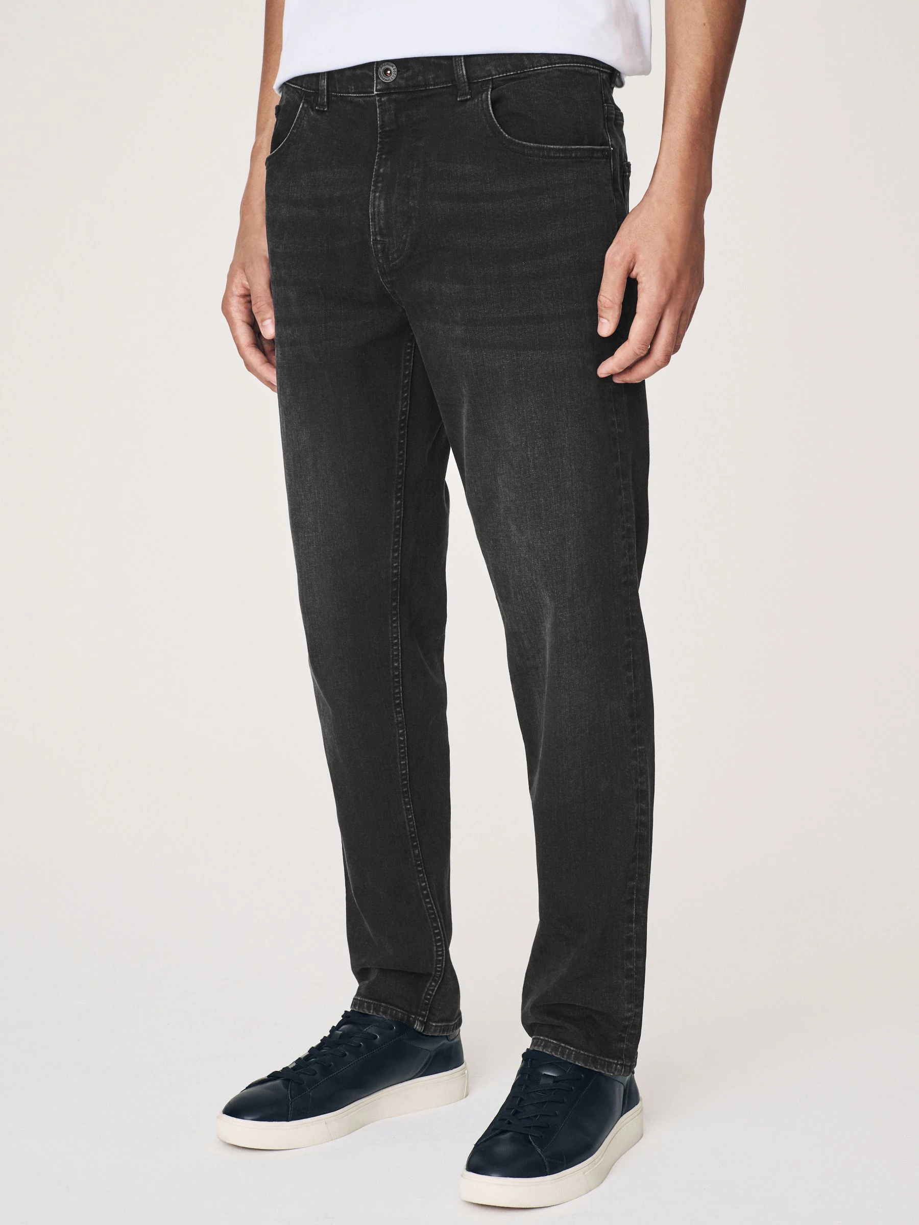 Zwart - Enkele - Slim fit klassieke stretchy jeans