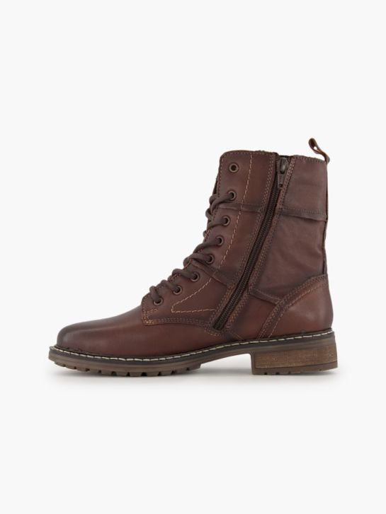 5th Avenue Schnür-Stiefelette Braun
