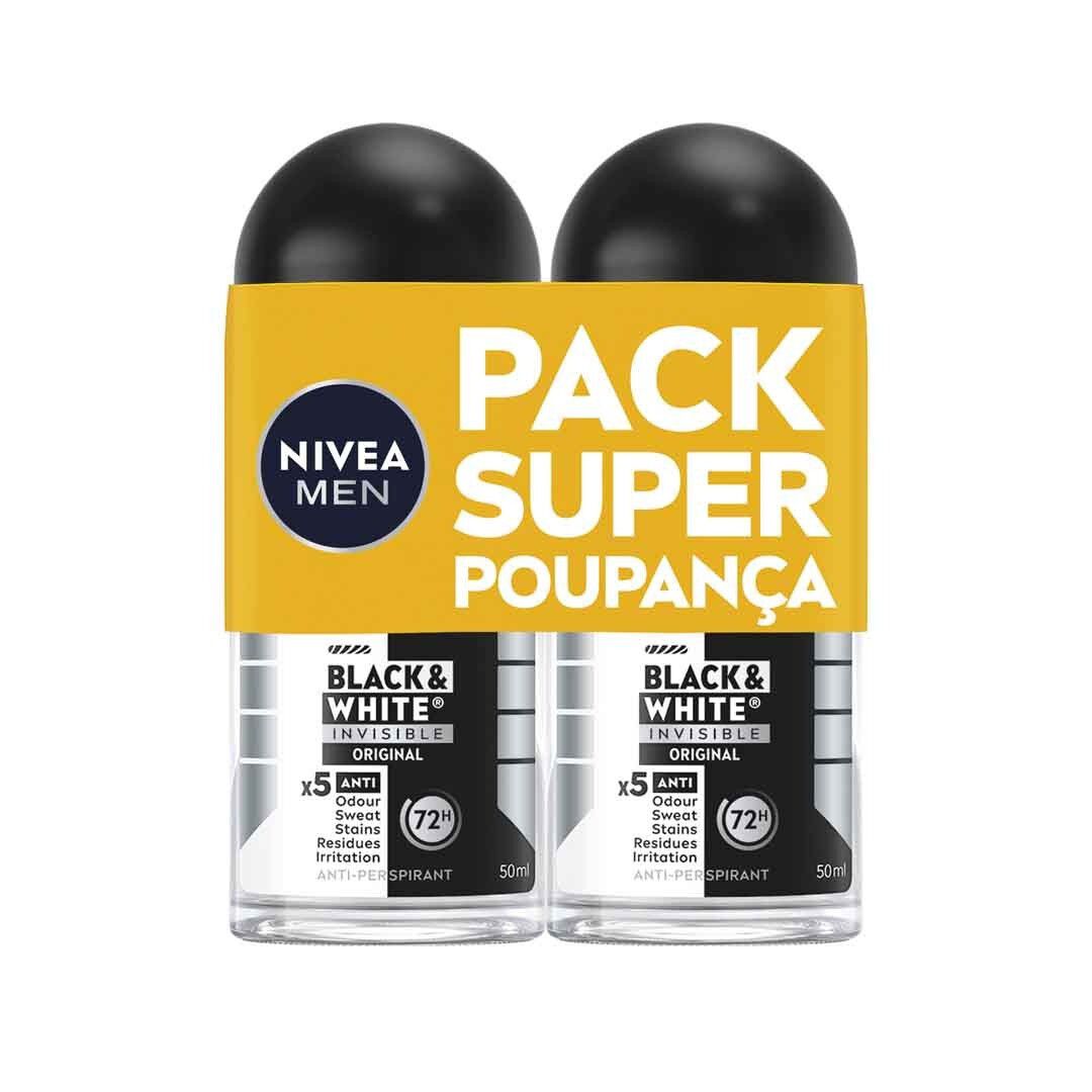 NIVEA  Nivea Men - Invisible for Black & White Original Roll-on - 50ml