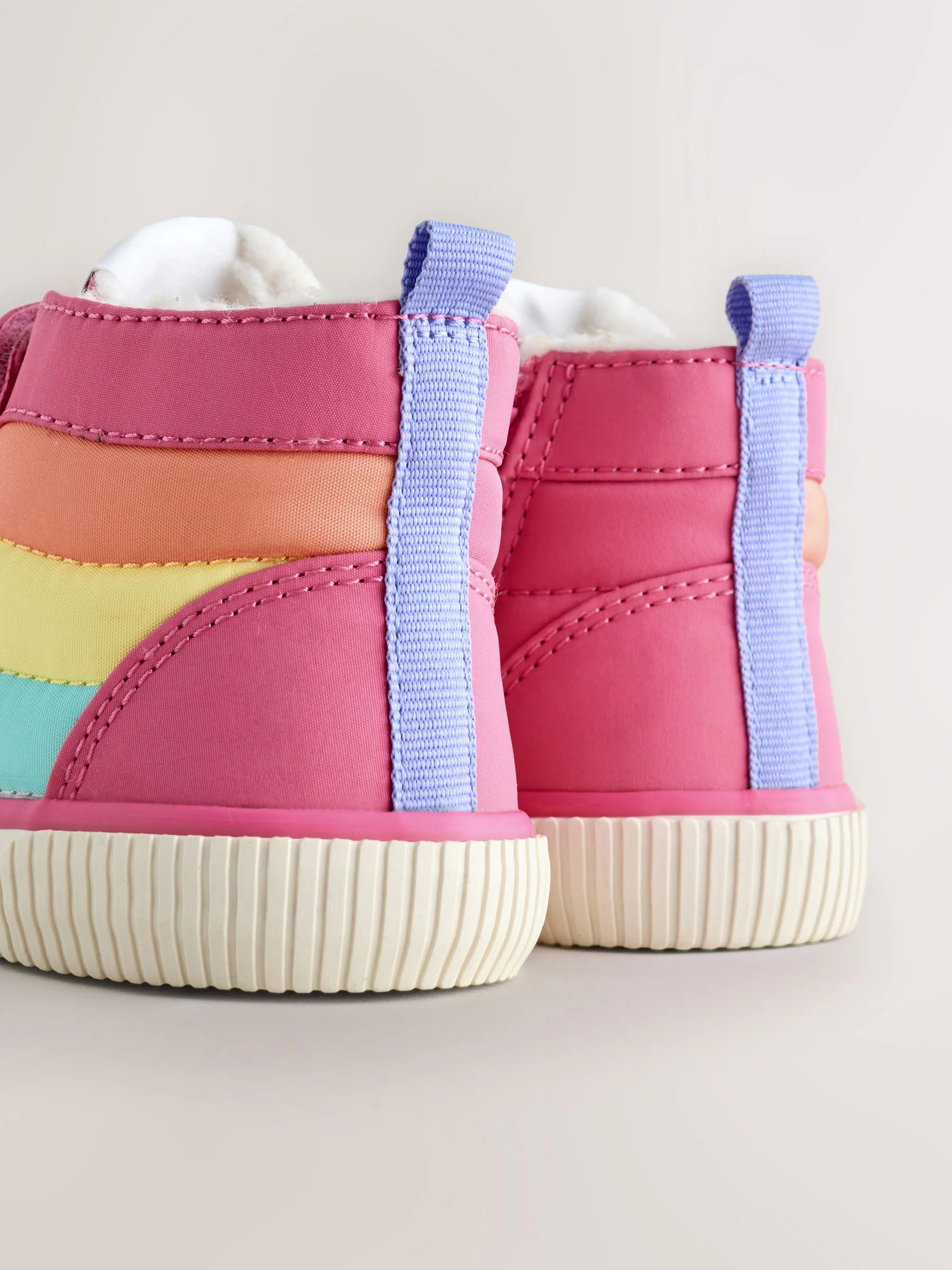 Little Bird by Jools Oliver Padded Hi-Top Trainers